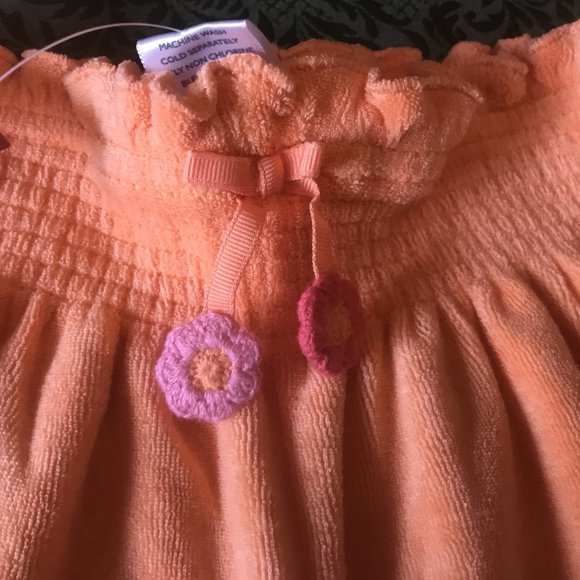 NWT swim suit cover up terricloth pants gauchos 7 - Picture 3 of 4